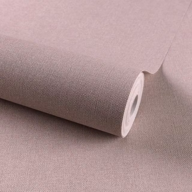 Grandeco Panama Moisture Resistant Vinyl Wallpaper in Pink and Grey