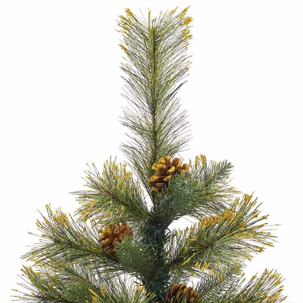 Berkfield Home Realistic Artificial Hinged Christmas Tree in Green, Height: 150 cm – 4