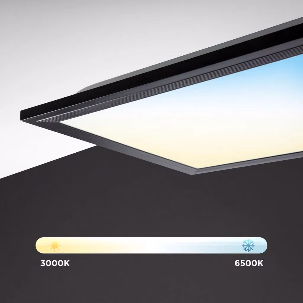B.K.Licht Black 24W CCT LED Ceiling Panel with Remote Control and Dimming Function – 2