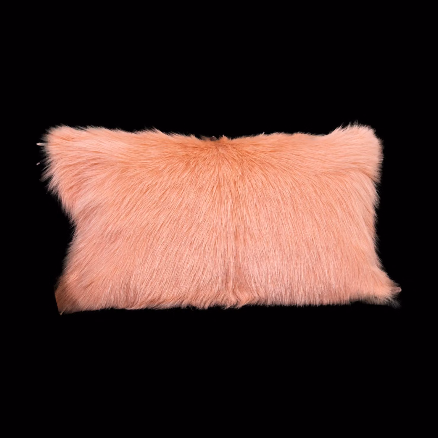 Native Natural Pink Lambskin Rectangular Cushion – 2