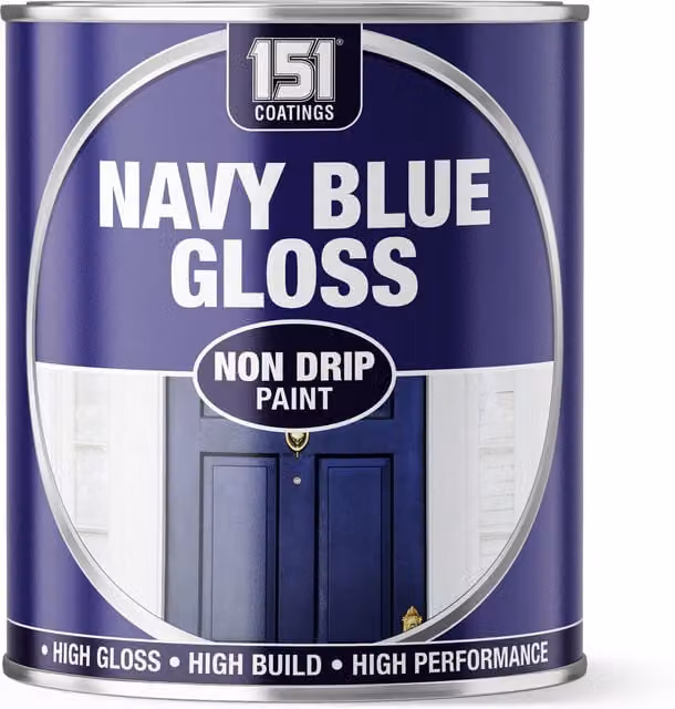 Inspired Essentials Multi-Purpose Gloss Paint, Navy Blue, 300ml – 1