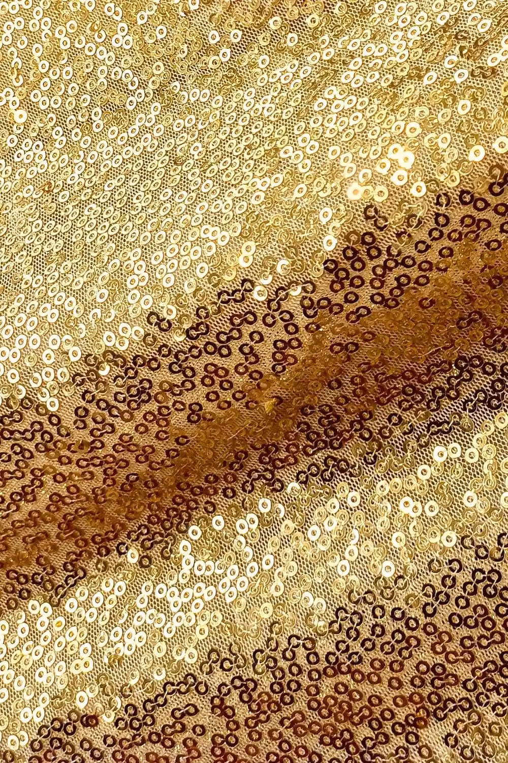 Neel Blue Gold Sequin Rectangular Tablecloth