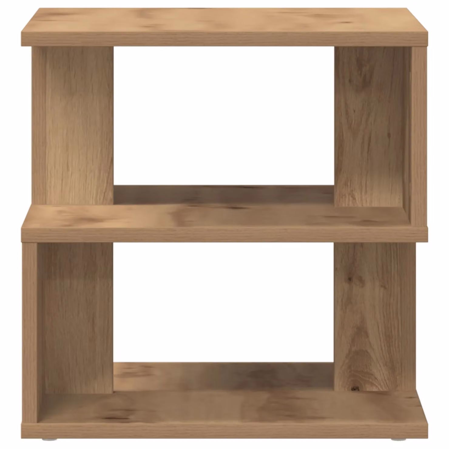 Berkfield Home Artisan Oak Side Table, Brown, W/D/H: 40 x 40 x 40 cm – 4