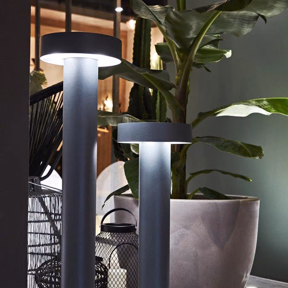 Netlighting Tesla 4 Light LED Outdoor Bollard Light in Black, IP44 Rated – 2