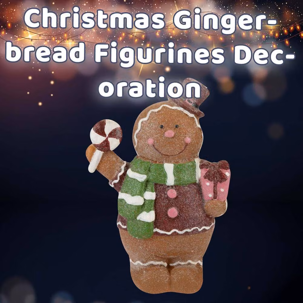 VFM e-Store Christmas Gingerbread Figurine Decoration, Brown, W/H: 16 x 9.5 cm – 3