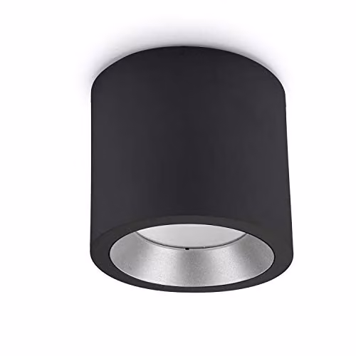 Netlighting Cosmos Outdoor LED Surface Mounted Ceiling Light, Black, 12.6 cm, 1324 lm, 3000K, IP65