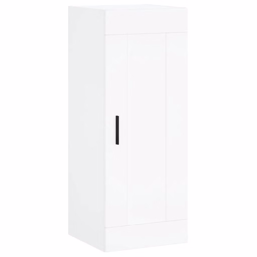 Berkfield Home Wall Mounted Cabinet in White, W/D/H: 34.5 x 34 x 90 cm – 2