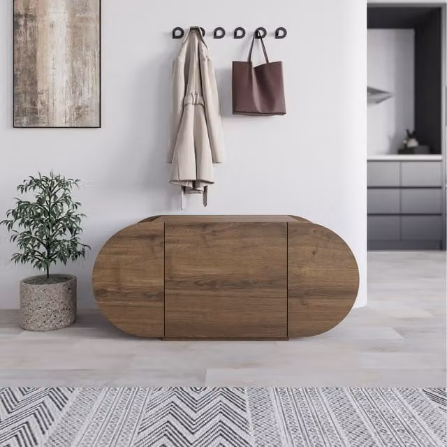 Decortie Modern Brown Shoe Rack