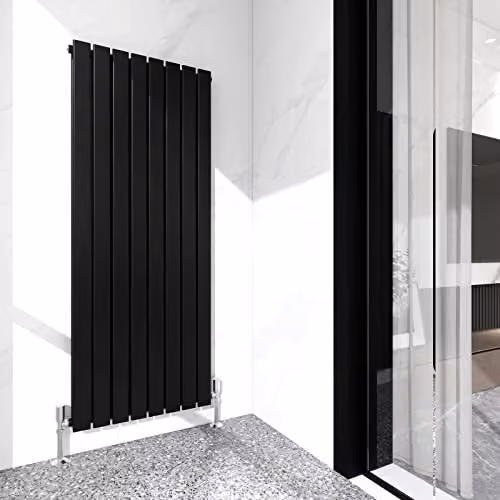 MCC Direct Designer Flat Panel Single Radiator, Black, W: 54.4 cm, H: 160 cm – 4
