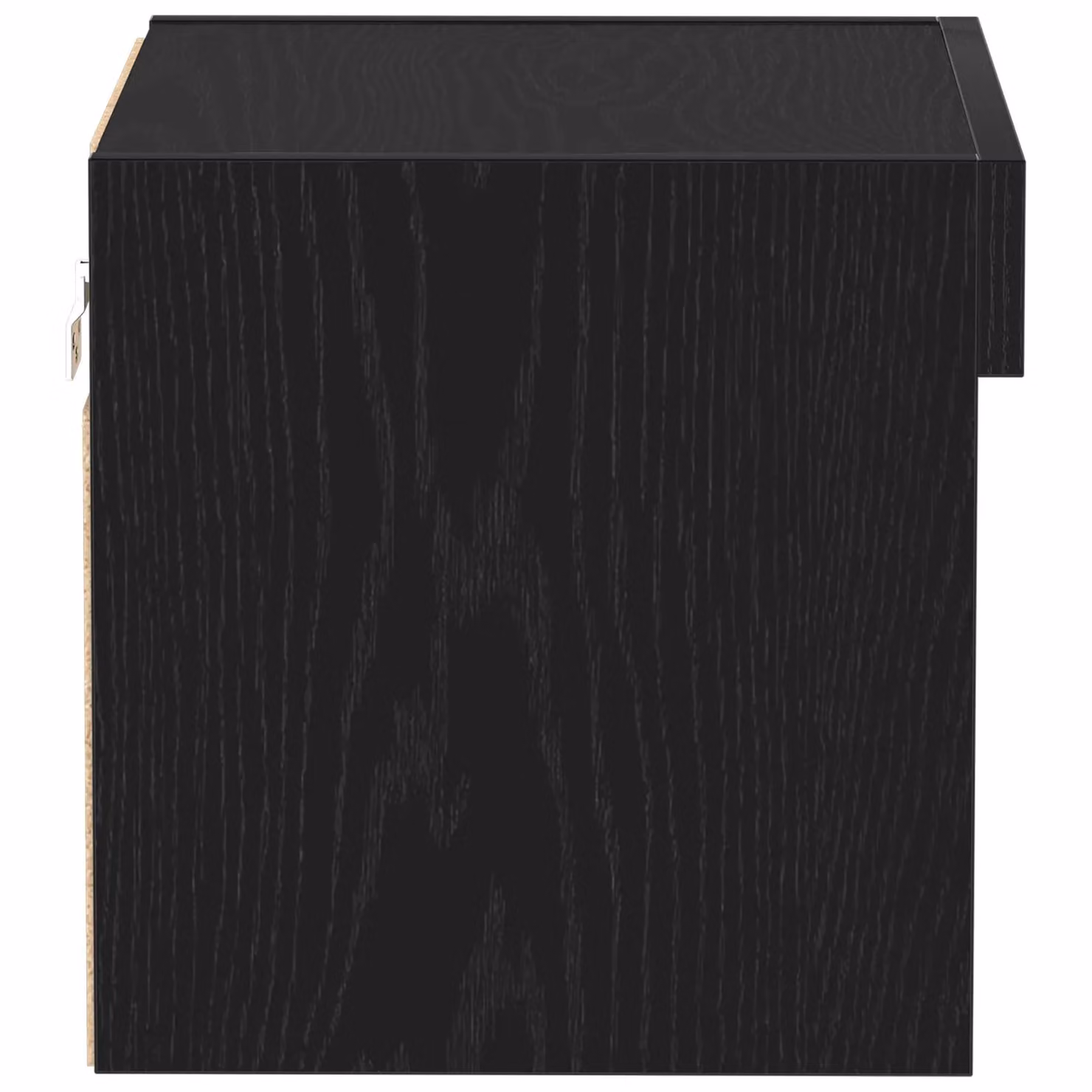Berkfield Home Modern Wall Mounted Cabinet with Integrated LED Lights in Black Oak, W: 40 cm, D: 30 cm, H: 30 cm – 4