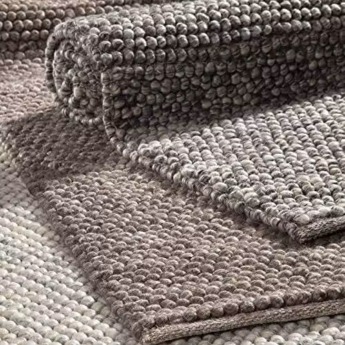 Arthouse Delilah Wool Pebble Rug in Beige, W: 160 cm, D: 230 cm – 4