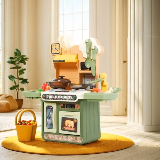 Kidkid Pretend Play Kitchen Toy Set in Green