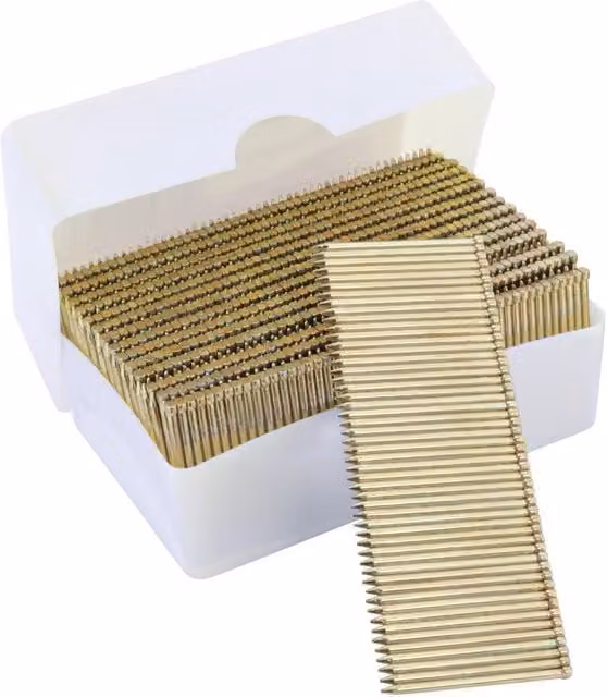 Tacwise 15 Gauge Galvanised Steel Hardened Finish Nails in Gold – 1