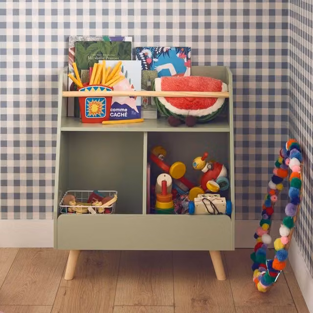 sweeek Storage Unit with 2 Compartments, Green, W/D/H: 69.5 x 35.0 x 61.5 cm – 1