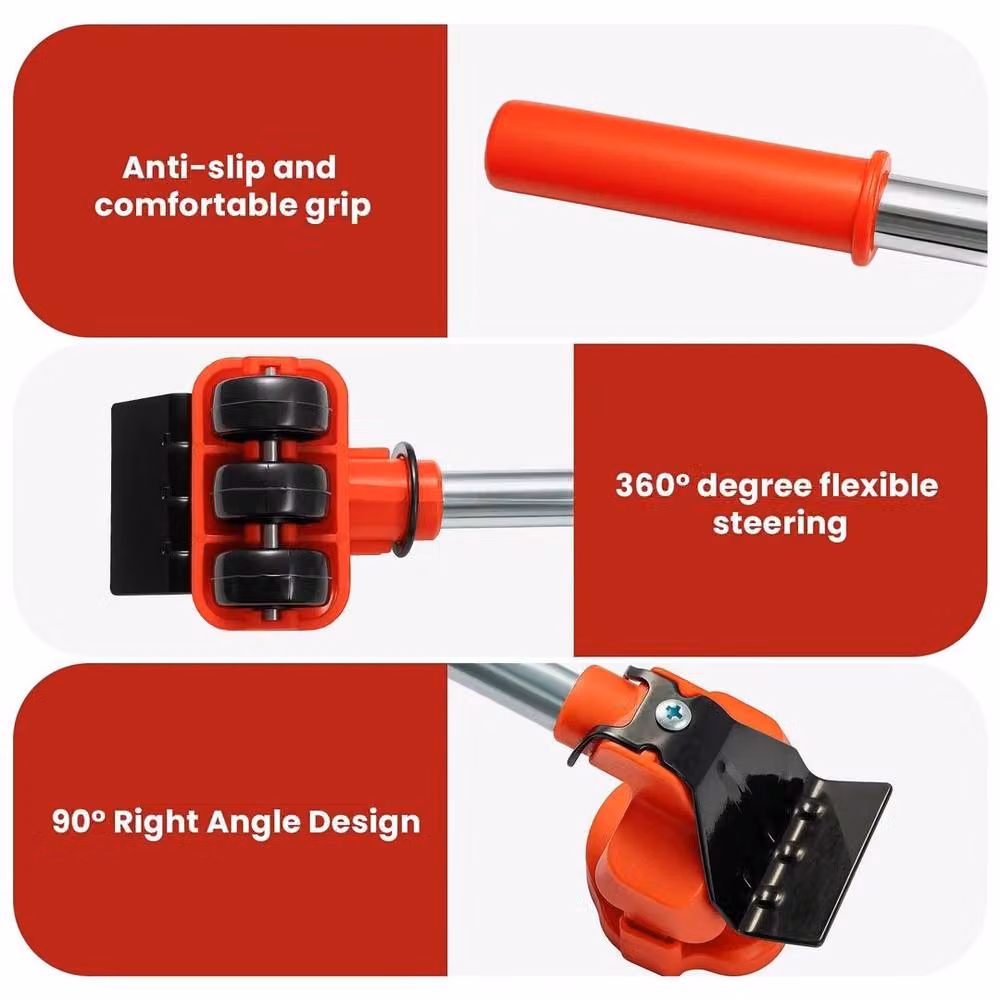 Kelvenix Red Heavy Furniture Mover and Lifter Set – 3