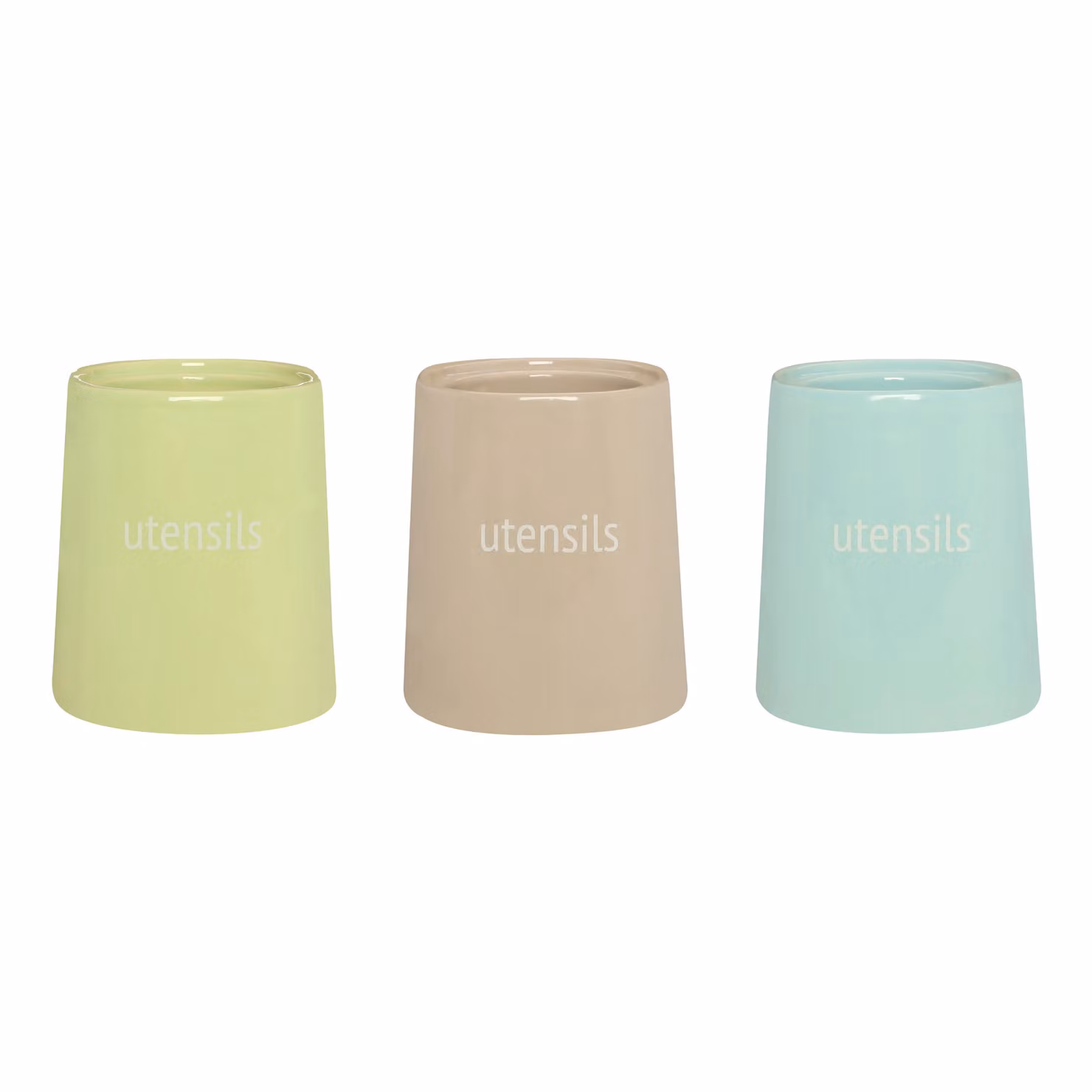 Premier Housewares Fletcher Ceramic Utensil Jar, W/D/H: 12 x 12 x 14 cm – 1