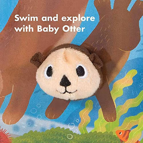Chronicle Books Baby Otter Finger Puppet Board Book, Multicolour Cardboard – 2