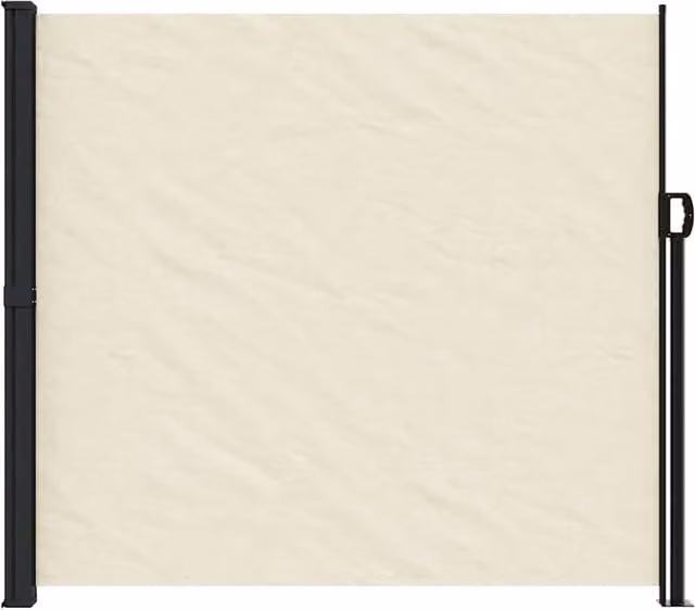Berkfield Home Retractable Side Awning in Cream, W/H: 600 x 180 cm – 1