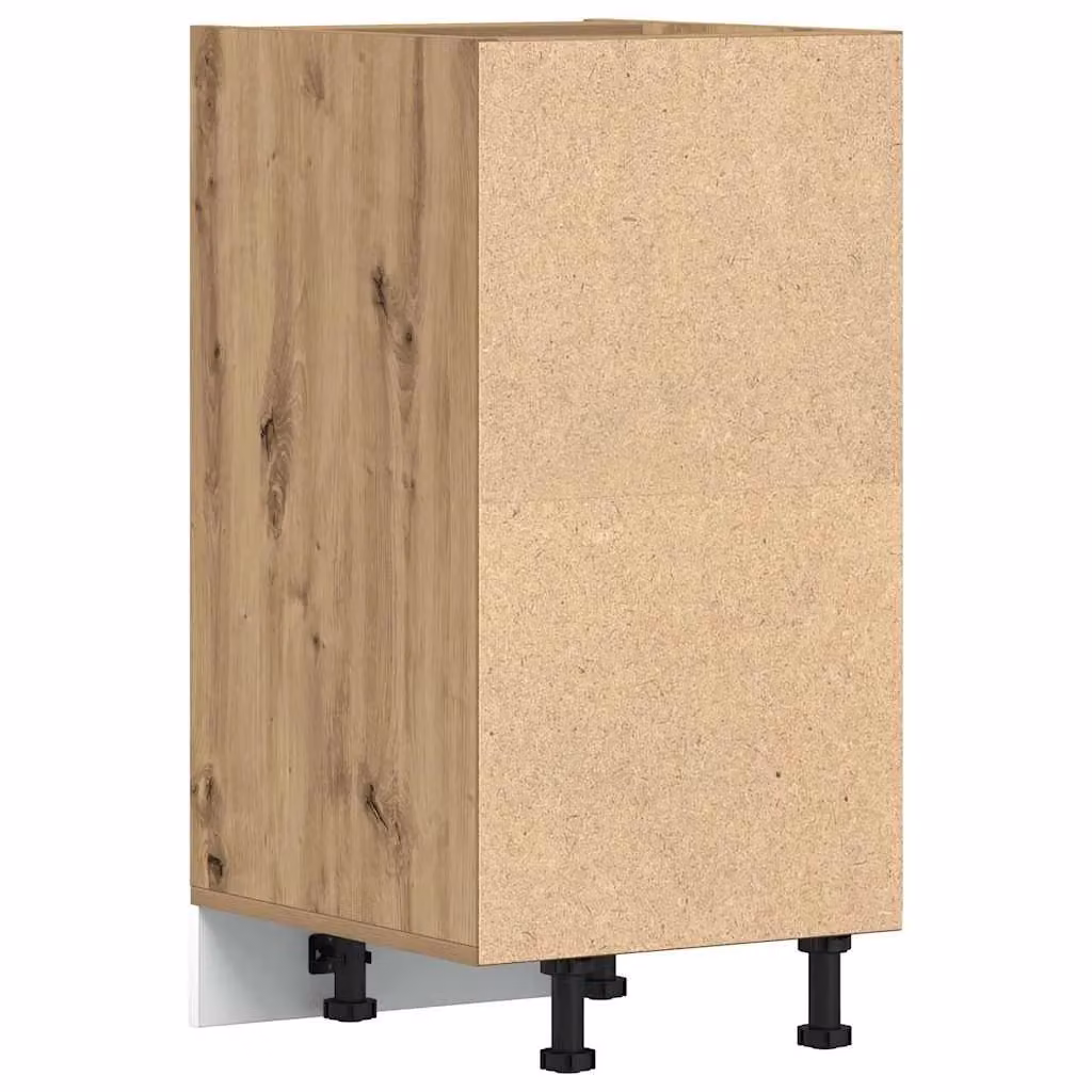 Berkfield Home Artisan Oak Bottom Kitchen Base Unit in Brown, W/D/H: 40 x 44.5 x 81.5 cm – 4