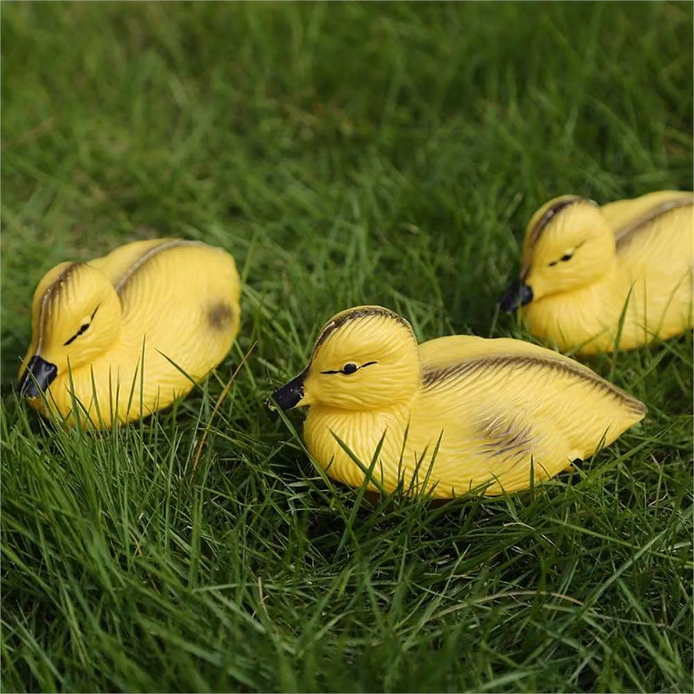 SPETLEK Floating Mallard Drake and 3 Yellow Ducklings Decoy Set – 3