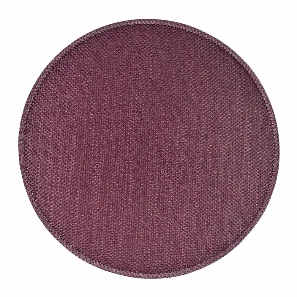 Happy Homewares Burgundy Textured Linen Round Pendant Light Shade with Diffuser and Reducer Ring – 3