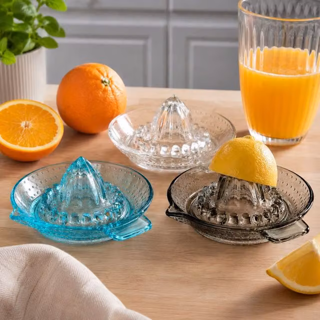 Orsina Handi 3 Glass Citrus Press Juicers, Set of 12, Multicolour – 1