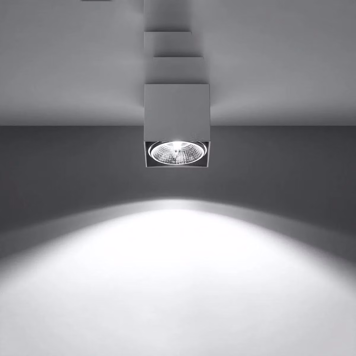 Sollux Lighting Modern White Cube Ceiling Lamp W/D/H: 11 x 12 x 12 cm – 2