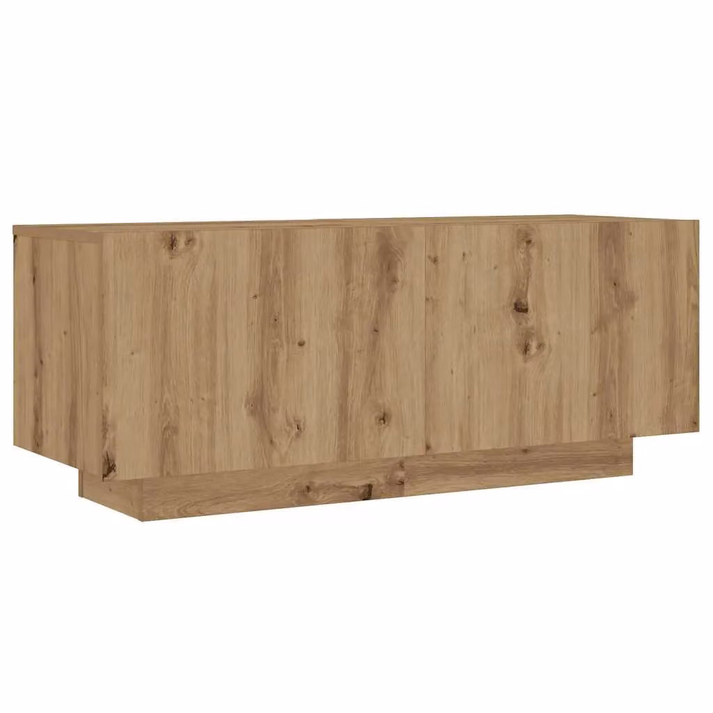 Berkfield Home Artisan Oak Bedside Cabinet in Brown, W/D/H: 100 x 35 x 40 cm – 2
