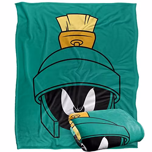 LOGOVISION Looney Tunes Super Soft Fleece Throw Blanket, Multicolour and White, W/D/H: 152 x 127 cm – 1