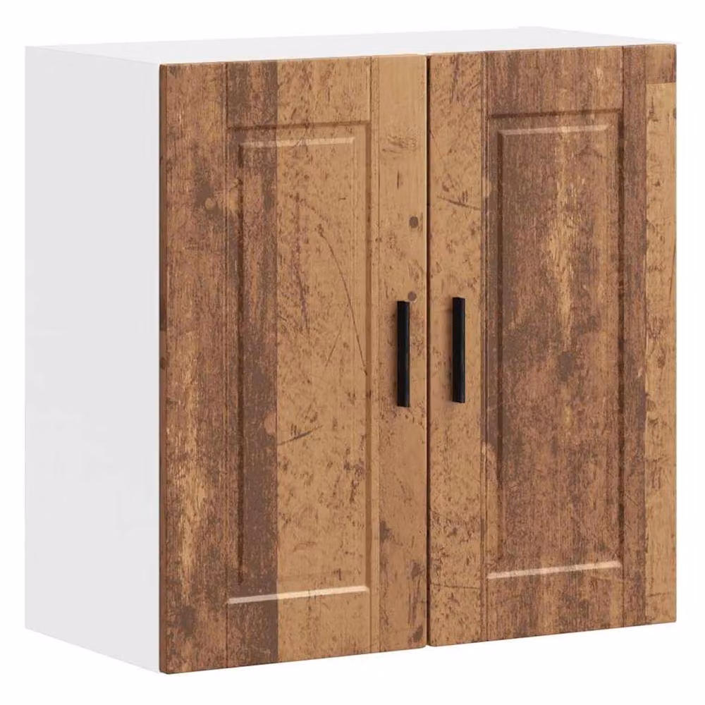 Berkfield Home Porto Kitchen Wall Cabinet in Brown Engineered Wood – 2