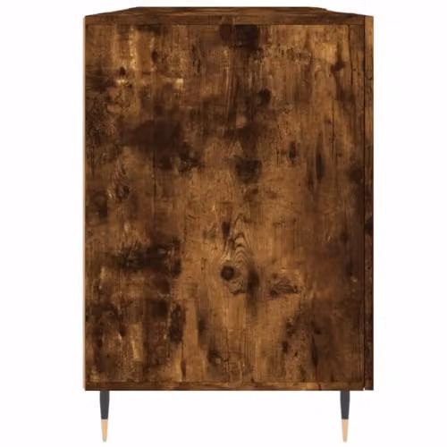 vidaXL Writing Desk in Brown Engineered Wood, W/D/H: 140 x 50 x 75 cm – 4