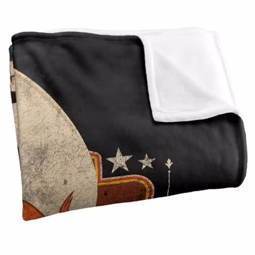 Warner Bros. Looney Tunes Yosemite Sam Multicolour Silky Touch Super Soft Fleece Throw Blanket W: 152 cm, D: 127 cm