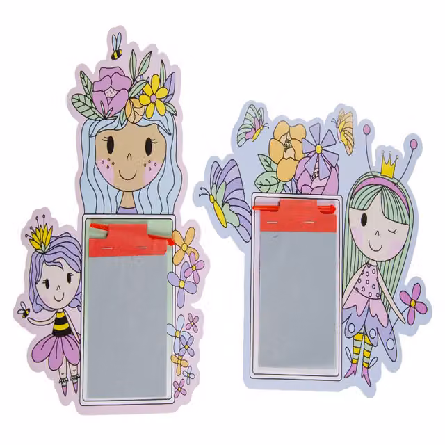 LG-Imports Single Princess Magic Drawing and Colouring Board in White