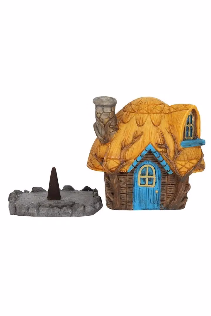 KDMD Buttercup Cottage Ceramic Incense Cone Holder in Yellow – 2