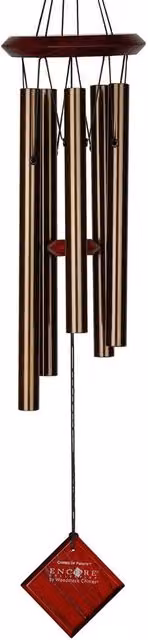 Woodstock Chimes Encore Chimes of Polaris Windchime, Bronze, H x W x D: 55.88 x 10.16 x 10.16 cm – 8