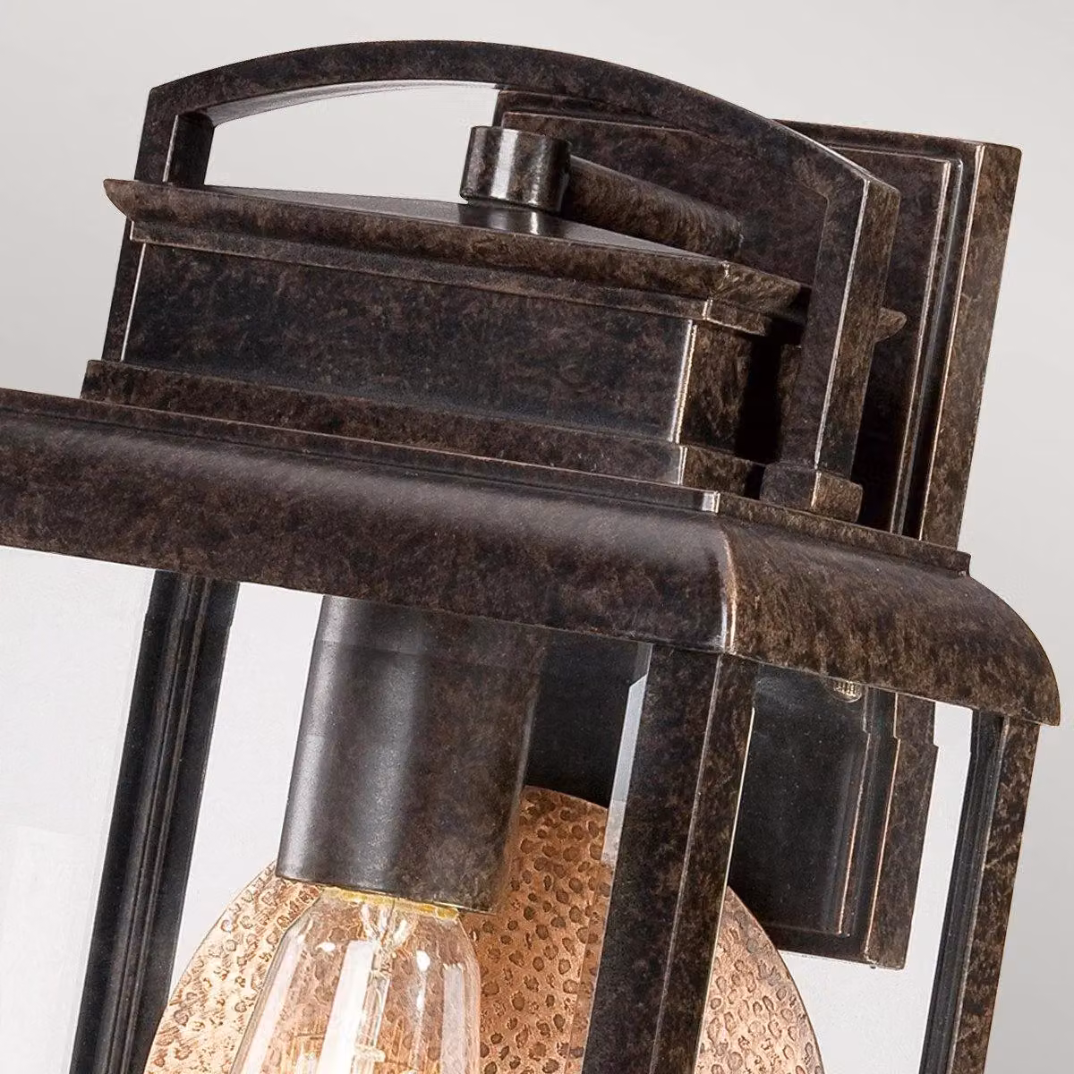 Netlighting Byron Imperial Bronze Outdoor Medium Wall Lantern Light, Brown, IP44, E27 – 3