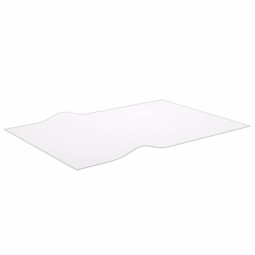 Berkfield Home Clear Matt PVC Table Protector, W: 160 cm, D: 90 cm, Thickness: 2 mm – 1