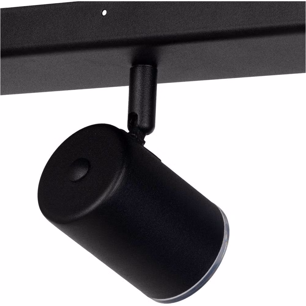 Loops Black Triple Bar Bathroom Ceiling Spotlight with GU10 Fitting – 3