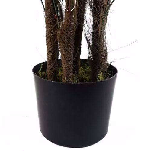 Leaf Large Green Artificial Palm Tree, H 120 cm x W 70 cm x D 70 cm – 4