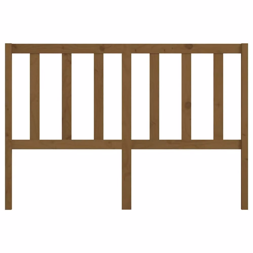 Berkfield Home Rustic Solid Wood Pine Bed Headboard in Honey Brown, W: 146 cm, D: 4 cm, H: 100 cm – 3