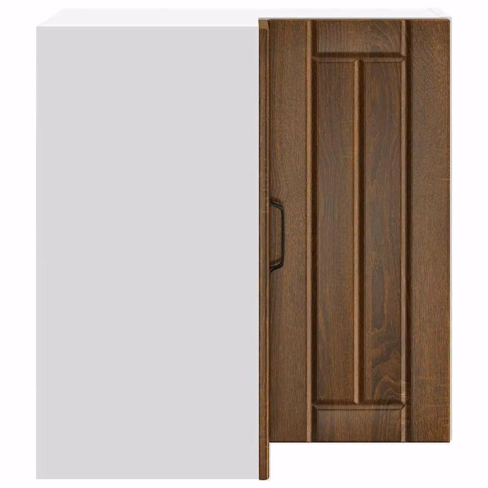 Berkfield Home Lucca Brown Oak Kitchen Wall Corner Cabinet W/D/H: 60 x 30 x 57 cm – 4