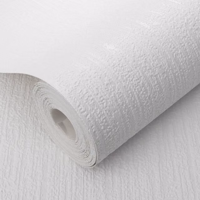 Erismann Modern Abstract Paintable Wallpaper in White