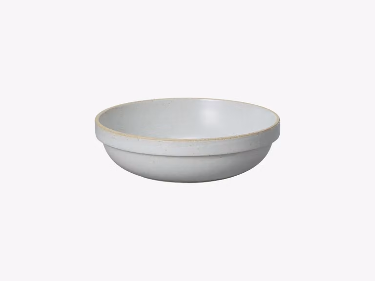 Hasami Porcelain Grey Gloss Round Cereal Bowl, Diameter: 18.5 cm