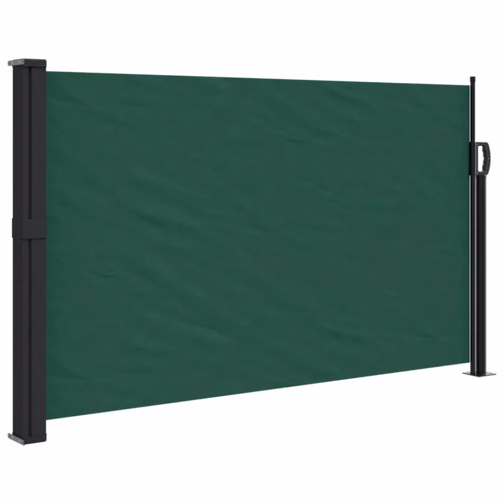Berkfield Home Retractable Side Awning in Dark Green, W/H: 120 x 500 cm – 2