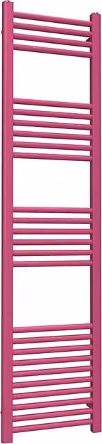 Lux Heat Coloured Towel Radiator in Pink, H 160 cm x W 40 cm