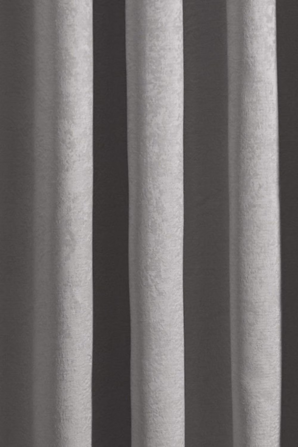 Fusion Strata Dim Out Woven Eyelet Single Panel Door Curtain in Silver, Width: 168 cm, Height: 214 cm – 2