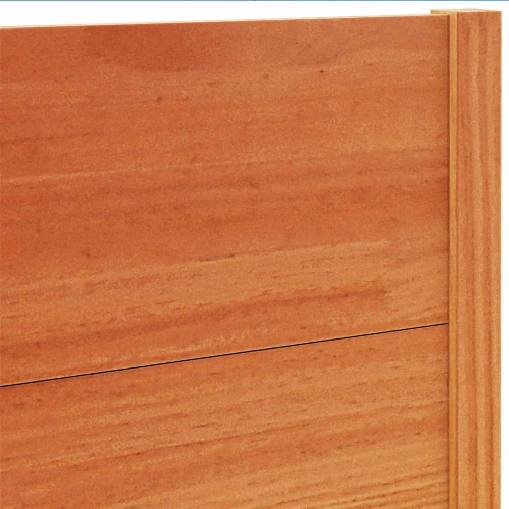 Berkfield Home Waxed Brown Solid Pine Wood Headboard, Width: 135 cm – 5