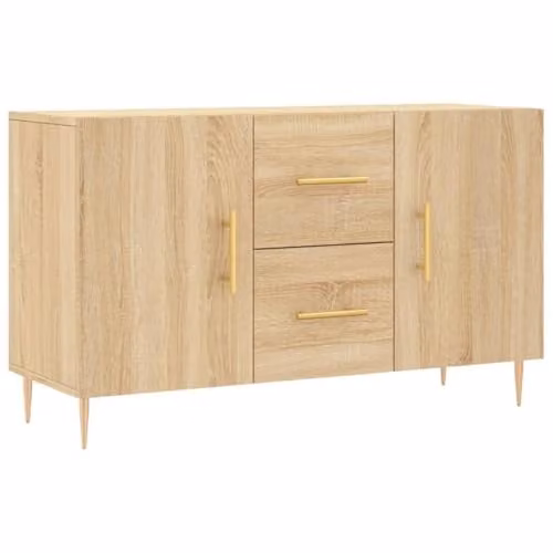vidaXL Modern Sideboard in Brown, W/D/H: 100 x 36 x 60 cm – 1