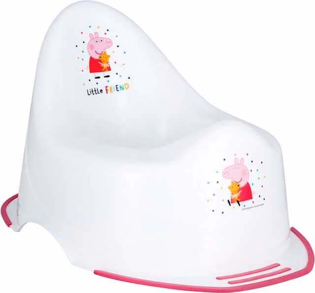 Peppa Pig Non-Slip Plastic Standalone Potty in Pink and White