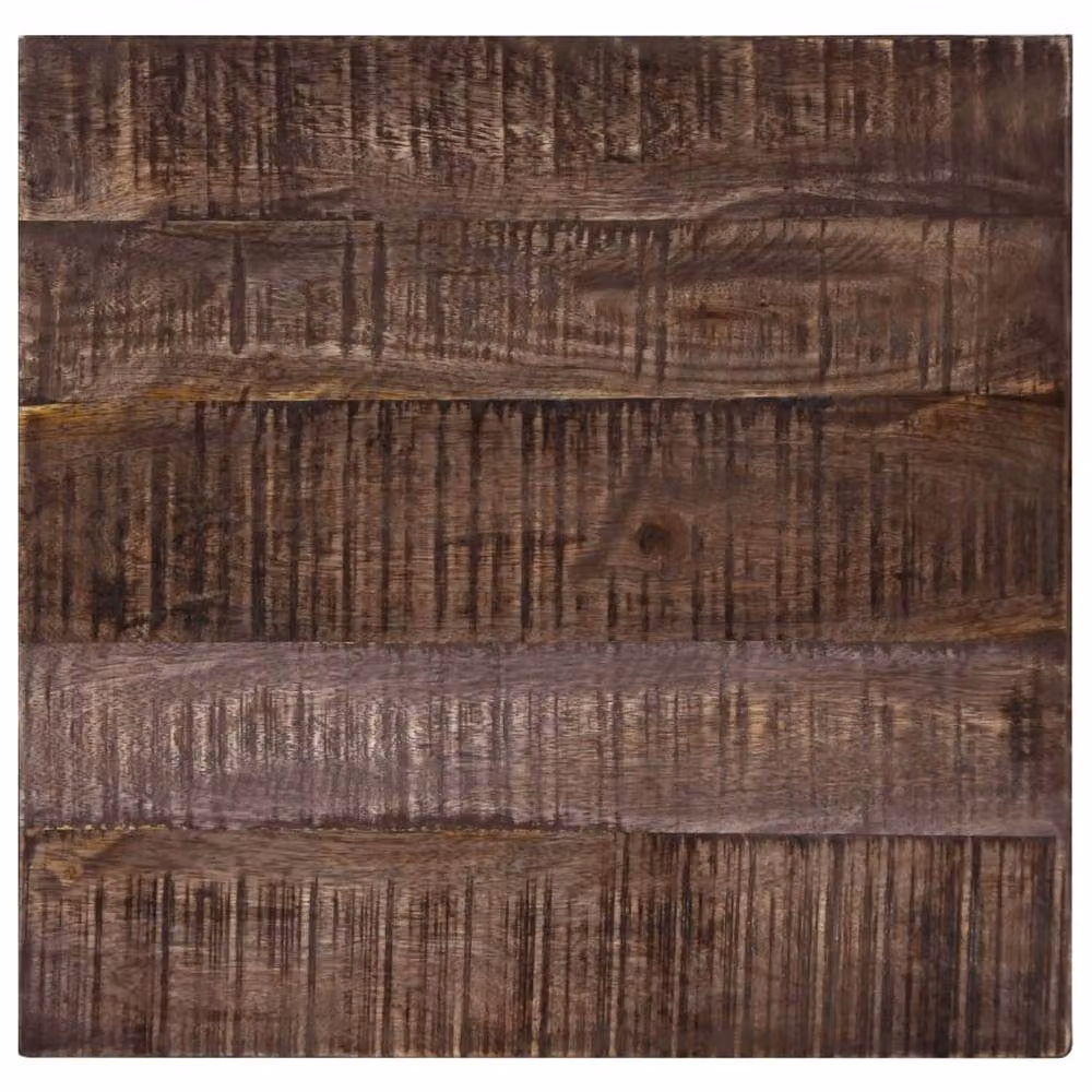 Berkfield Home Beautiful Coffee Table in Brown Solid Mango Wood, W/D/H: 50 x 50 x 35 cm – 5